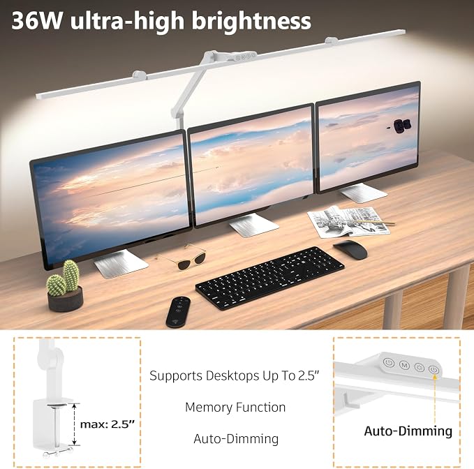EPABINA 36W Ultra Bright Architect Desk Lamp - Image 2