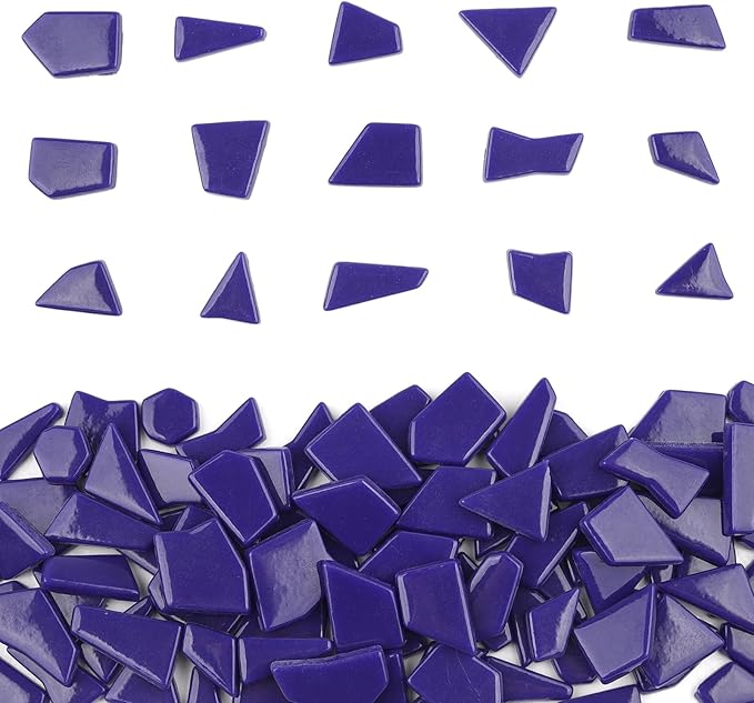 Youway Style Blue Glass Mosaic Tiles by YouwayStyle