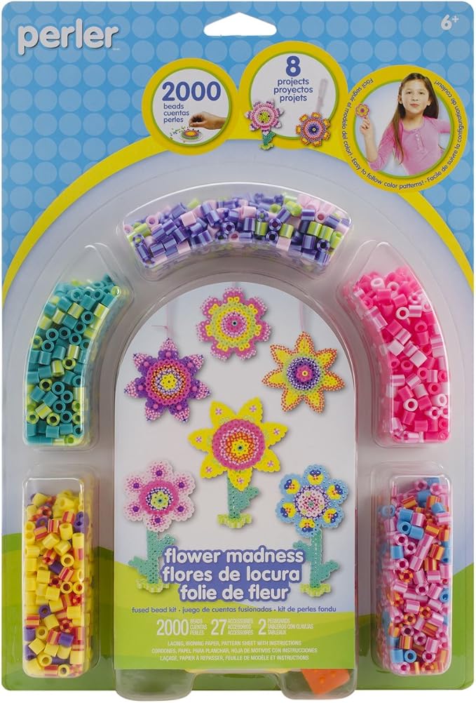 Perler Beads 'Flower Madness' Fuse Bead Activity Kit by Unknown