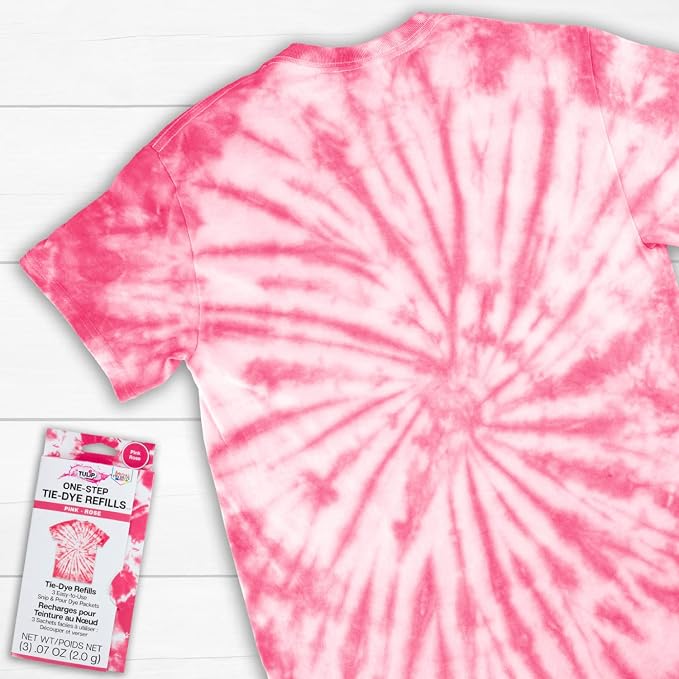 Tulip One-Step Tie-Dye Kit, 3 Fabric Dye Refill Packs - Image 4
