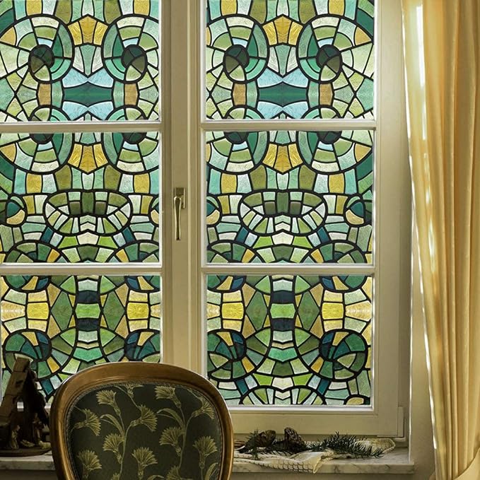 Funlife Privacy Stained Glass Window Film by funlife