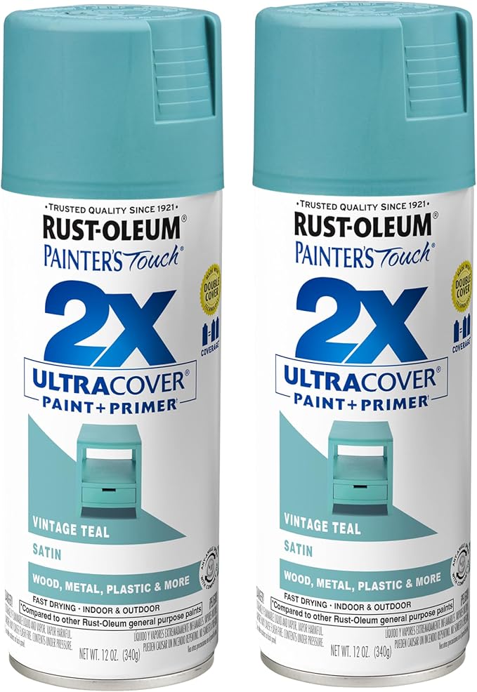 Rust-Oleum 334090-2PK Painter's Touch 2X Ultra Cover Spray Paint, 12 oz by Rust-Oleum