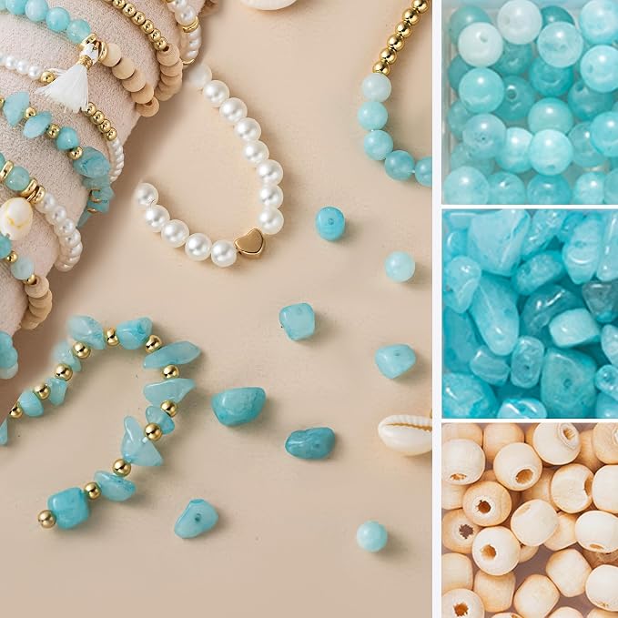 Xylise Jewelry Making Supplies Kit Natural Stone Beads - Image 4