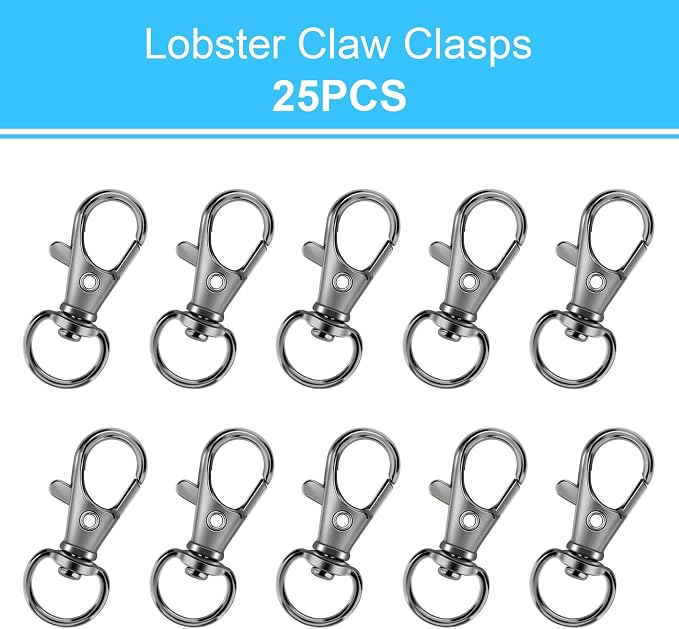 50PCS Metal Lobster Claw Clasp - Image 2