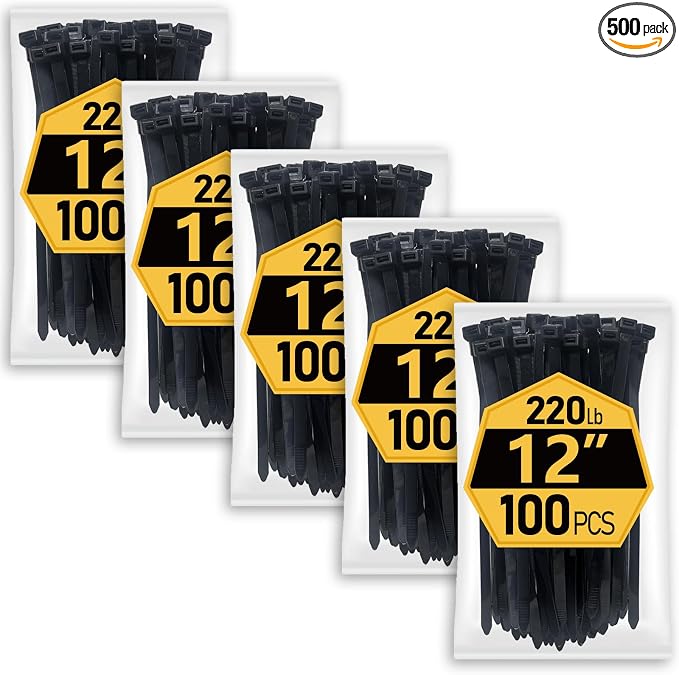 Zip Ties Heavy Duty 12 inch, Heavy Duty Cable Ties by ANOSON