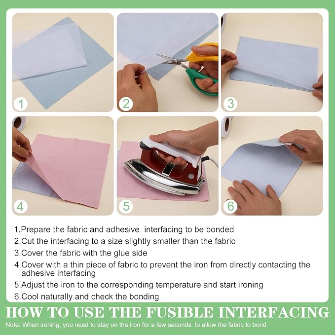 17" x 30yd Lightweight Fusible Interfacing - Image 3