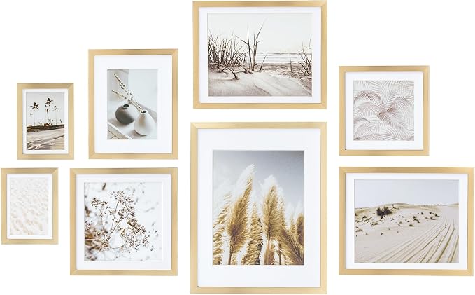 ArtbyHannah Gallery Wall Frame Set, 8 Pack Picture Frames Collage Wall Decor by ArtbyHannah