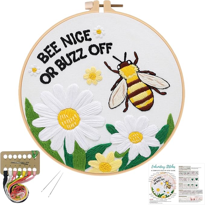 Louise Maelys Embroidery Kits for Beginners, Cross Stitch Kit for Adults by LouiseMaelys