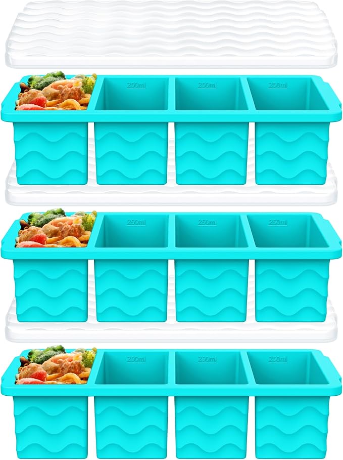 3-Pack Silicone Freezer Trays by Bandiction