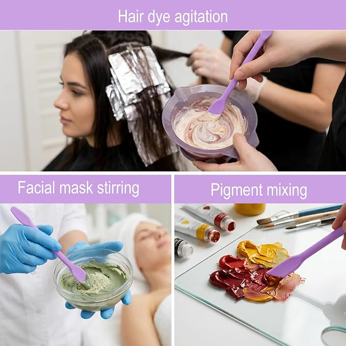8PCS Silicone Stir Sticks Resin Tools, Reusable Mixing Sticks Silicone Stick - Image 7