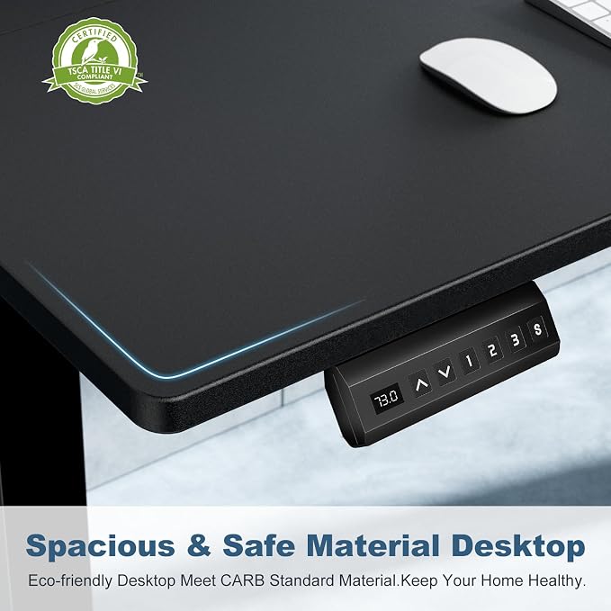 DUMOS 63 Inch Electric Standing Desk Height Adjustable, Sit to Stand Computer - Image 5