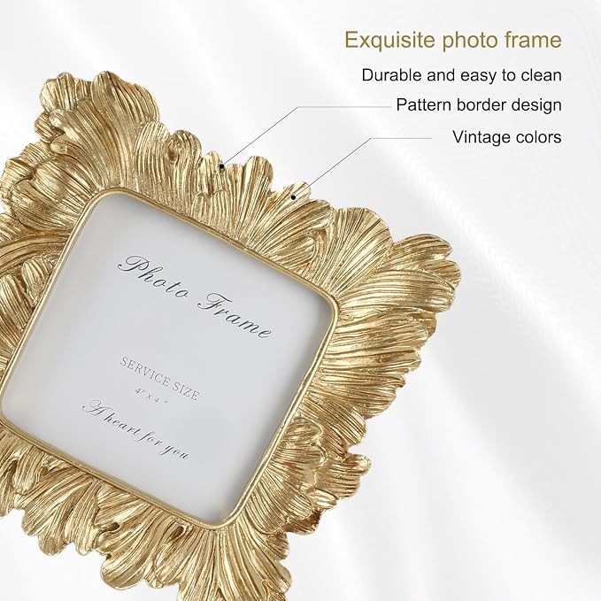4x4 Vintage Picture Frames, Picture Frame - Image 3