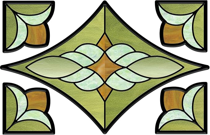 ADD.HERES Window Stickers, ‌Stained Glass Window Privacy Film, UV Blocking - Image 6