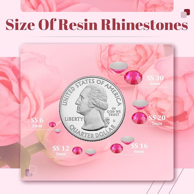 8000PCS 3mm Resin Rhinestones Bulk - Image 3