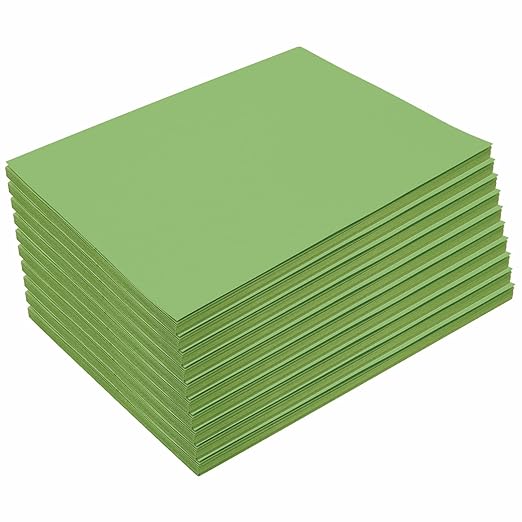 Colorations 9" x 12" Mediumweight GreenConstruction Paper by Colorations