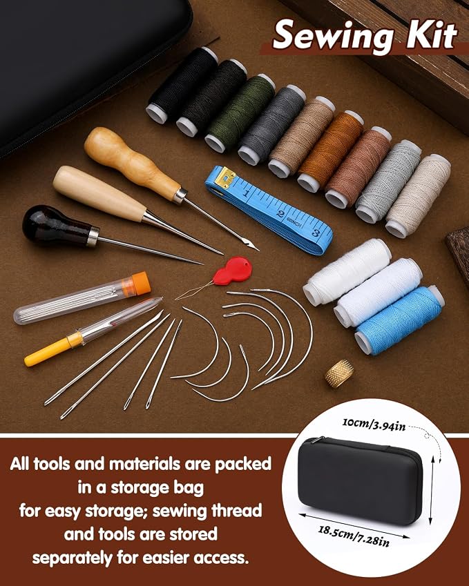 BAGERLA Heavy Duty Sewing Kit, Needle and Thread Kit - Image 6