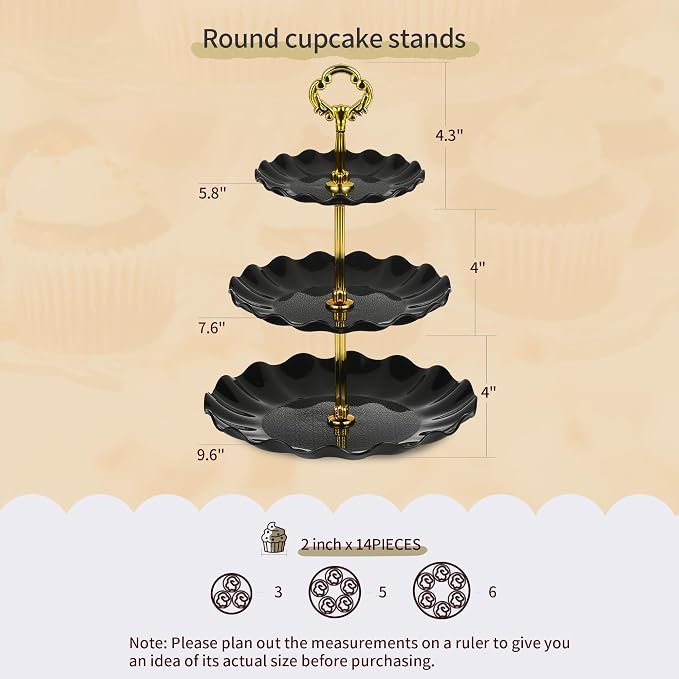 Pack of 11 NWK Cake Stand Set, - Image 2