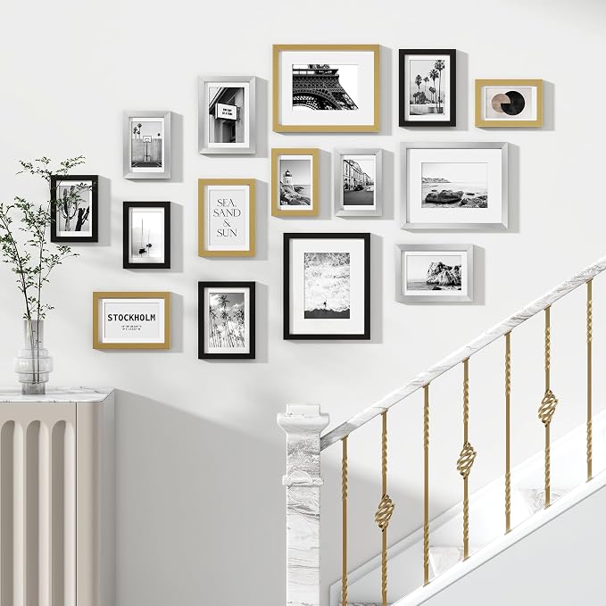 Venusmiles 15 Pack Picture Frames Collage Wall Decor, Gallery Frame Set - Image 3