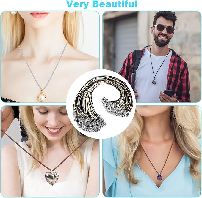 100 Pcs Leather Necklace Cord - Image 7