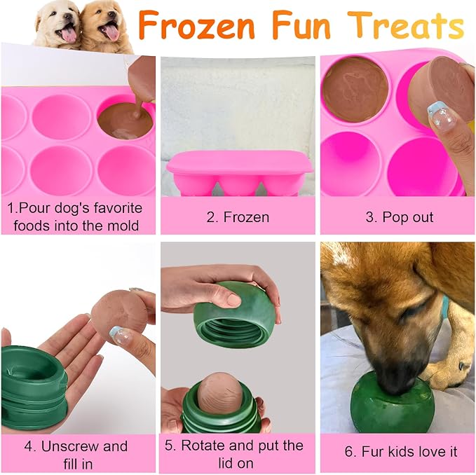 BABORUI 6 Cavities Silicone Dog Treat Molds - Image 6