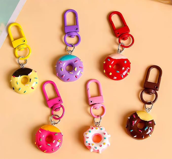 Keychain Clasp Keychain Clip Bulk 60pcs Colorful Lobster Claw Clasps - Image 7