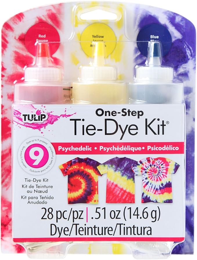 Tulip One-Step Tie-Dye Kit TUL31672 Tie Dye, Psychedelic by Tulip