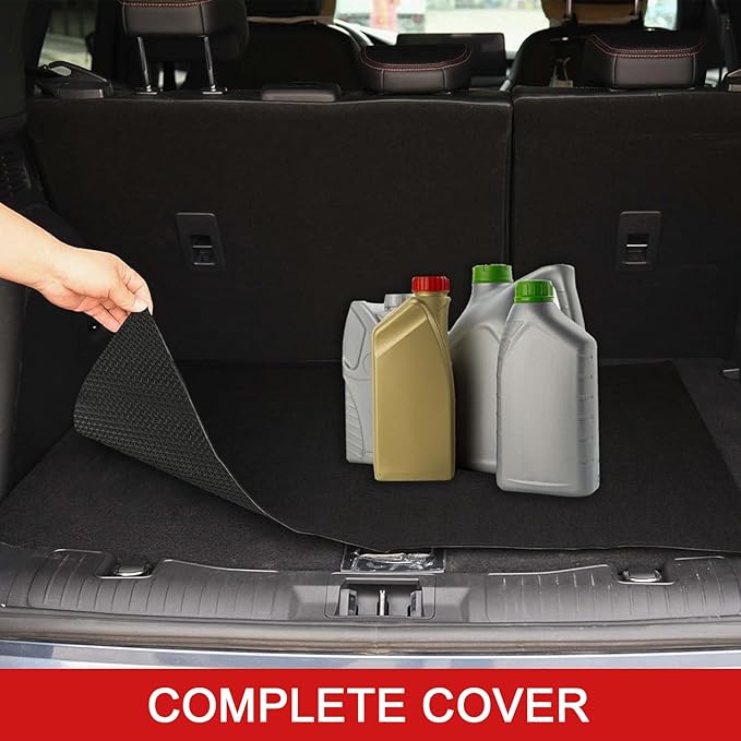 Golener Oil Spill Mat - Garage Floor Mat, Absorbent Oil Pad, Premium Maintenance Mat, Waterproof, Contain Liquid, Protect Garage Surface from Spill & Stain, Reusable, Washable, Durable, Black, 36”x59”