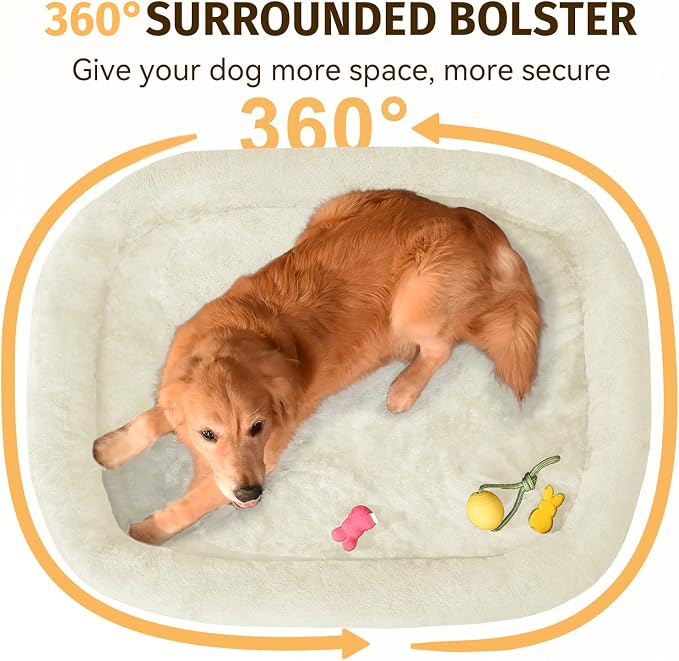 Orthopedic Washable Large Dog Bed: Cooling Dog Bed - Image 4