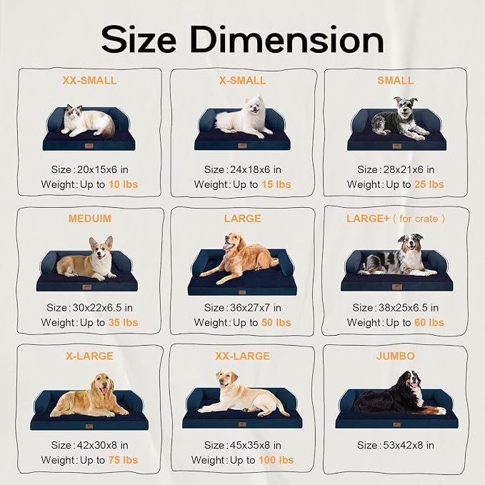 Extra Large Dog Bed-Orthopedic Waterproof XL Dog Bed - Image 2