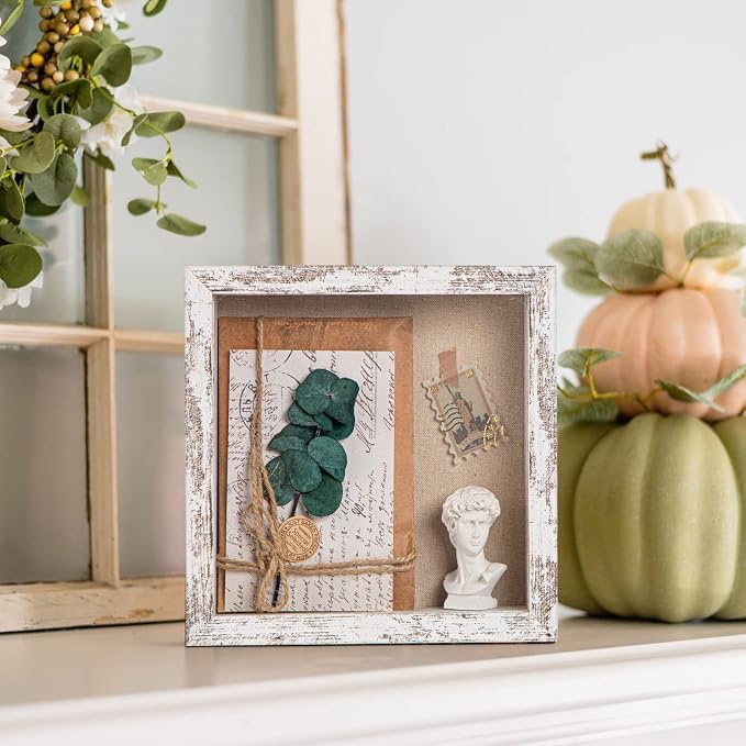 8x8 Shadow Box Frame with Soft Linen Back - Image 2