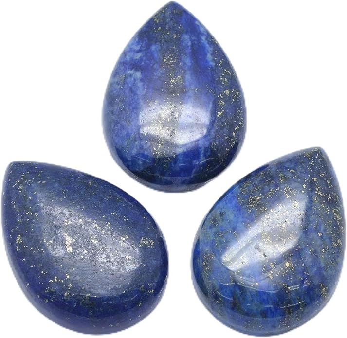 Fashewelry Natural Teardrop Flat Back Cabochons Beads by FASHEWELRY