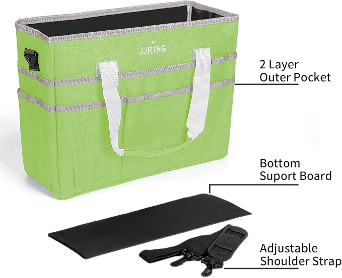JJRING Craft Organizer Tote Bag, Large Art Storage Caddy - Image 5