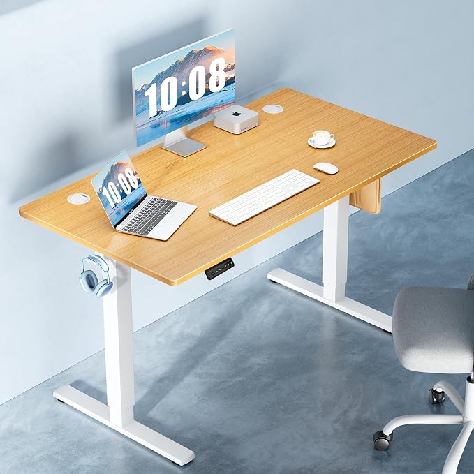 DUMOS 48 Inch Electric Standing Desk Height Adjustable, Sit to Stand Up - Image 2