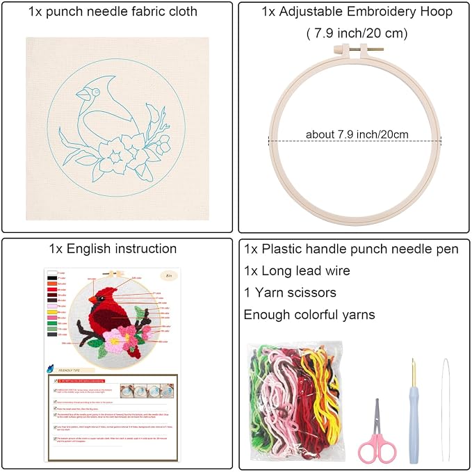Louise Maelys Beginners Punch Needle Kits, - Image 2