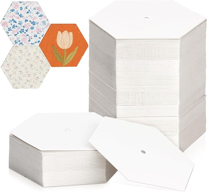 260 PCS Hexagon Piecing Paper Templates, Quilting Templates Accessories by Neworkg