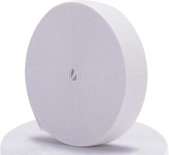 Airisoer Elastic Bands for Sewing 1 Inch 32 Yards White Knit Elastic Spool High - Image 3