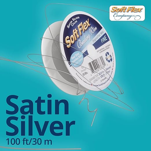 Soft Flex 21 Strand Beading Wire - Fine 0.14 Diameter - 100 Feet Design Wire