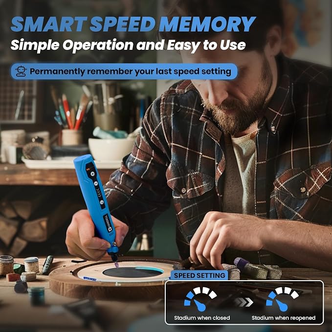 HARDELL Cordless Rotary Tool Kit Mini Rotary Tool - Image 3