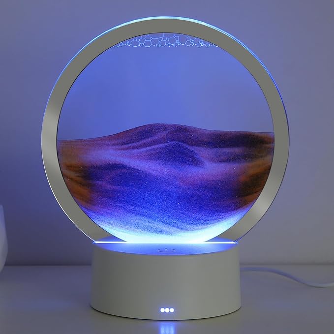 KPNUWN Moving Sand Art Liquid Motion, 3D Deep Sea Sandscape Color Quicksand by KPNUWN
