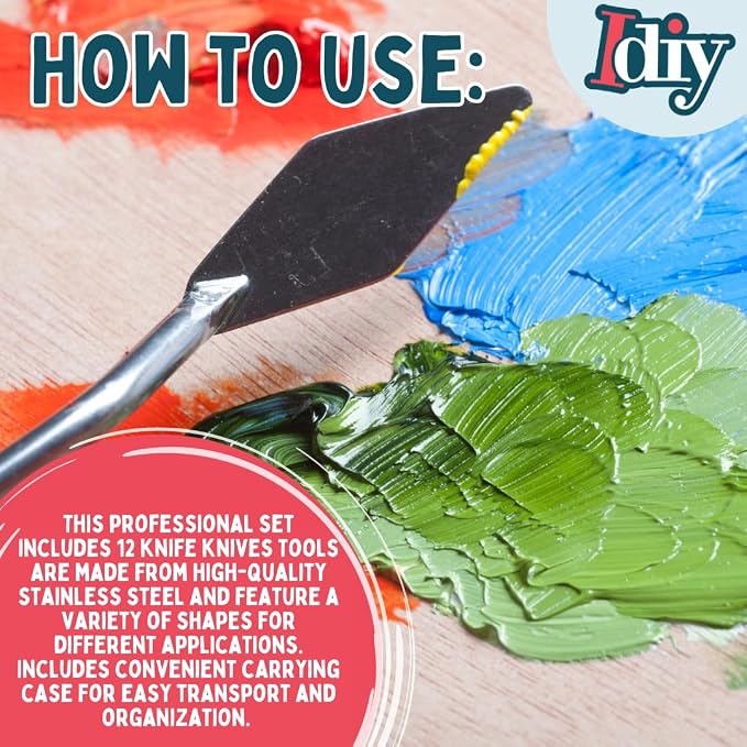 Palette Painting Knife Set 12 Pack - Image 5