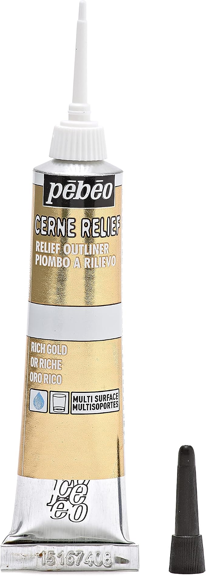 Pebeo Vitrail, Cerne Relief Dimensional Paint, 20 ml Tube - Image 3