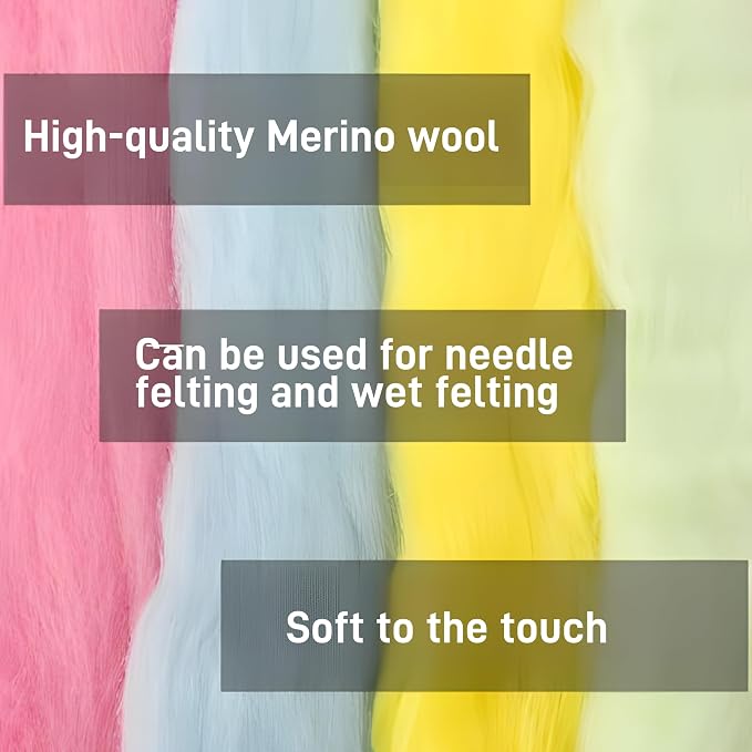 Catopia 40-Color Wool Roving Set – Generous 120g Fibre - Image 2