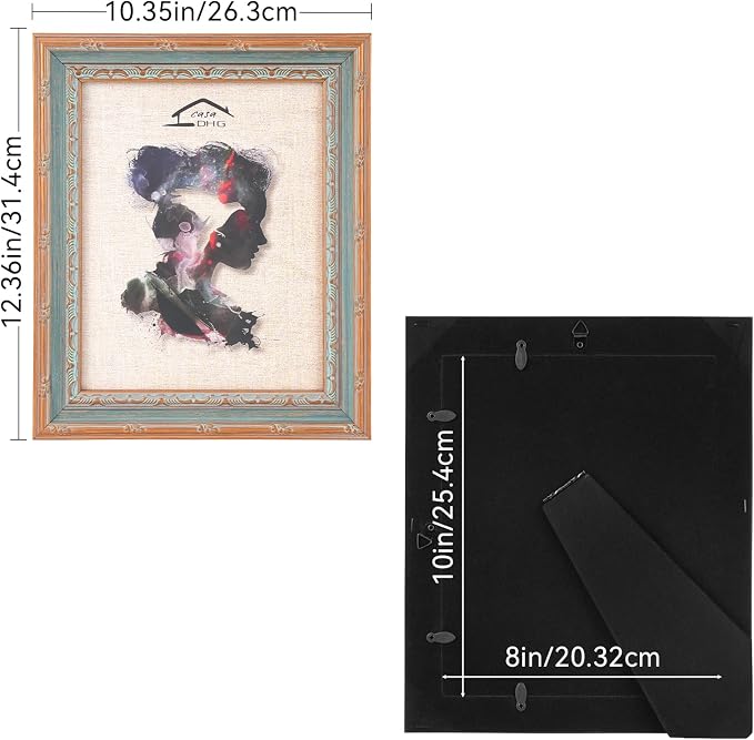 8x10 Vintage Picture Frame, Antique Picture Frames, Retro Design 8 x 10 Vintage - Image 3