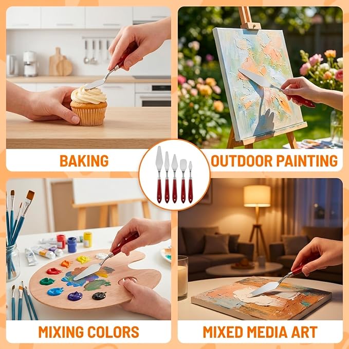 13PCS Palette Knife Set, Painting Spatula Collection - Image 7