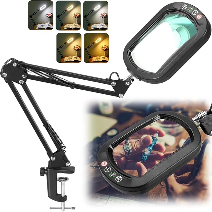 IVMAIE 12X Magnifying Glass by IVMAIE