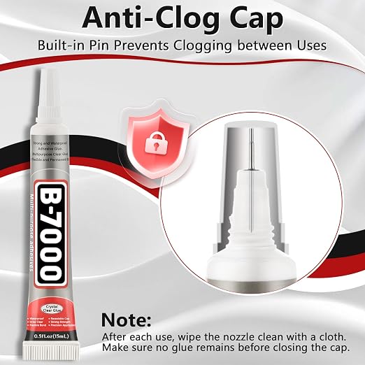25 Tube 15ML B7000 Glue Clear - Image 3