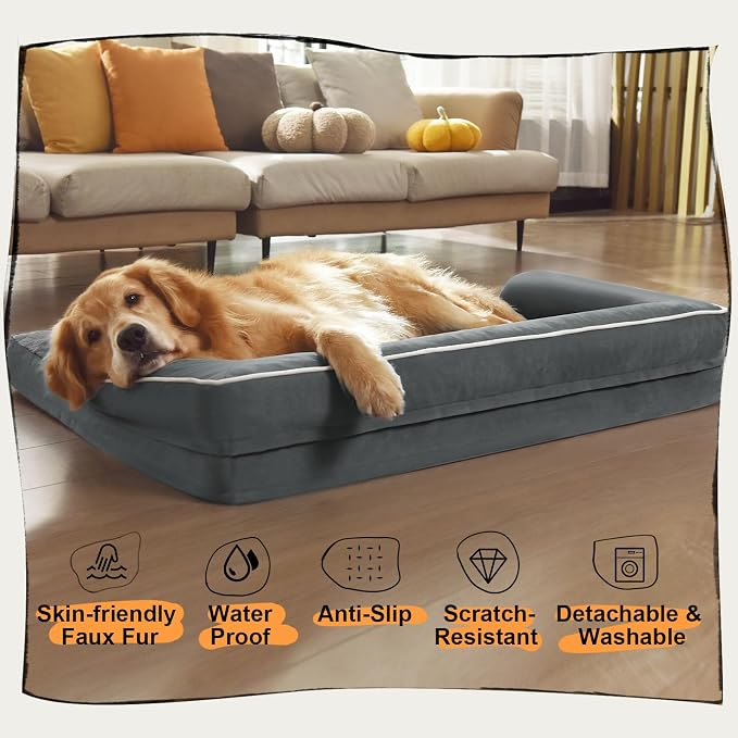 Dog Bed Large Sized Dogs-Orthopedic Waterproof Bed - Image 6