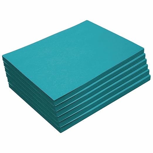 Colorations 9" x 12" Mediumweight Turquoise Construction Paper by Colorations