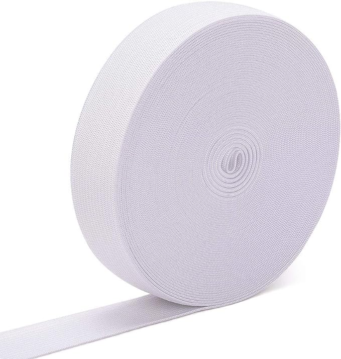 Airisoer Elastic Bands for Sewing 1 Inch 32 Yards White Knit Elastic Spool High by Airisoer