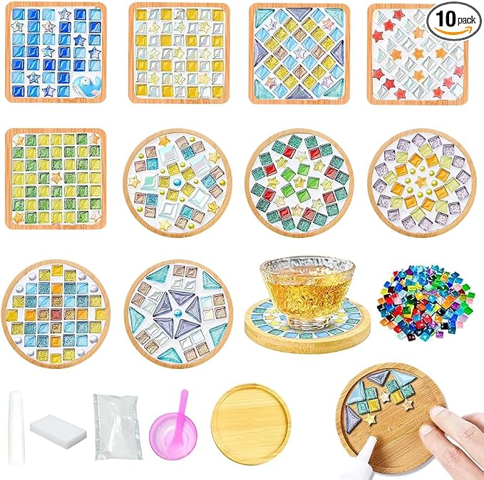 Airsnigi 10 Set DIY Mosaic Tiles by Airsnigi